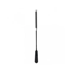 Paardrijzweep Met Zwart Diamanten Handvat